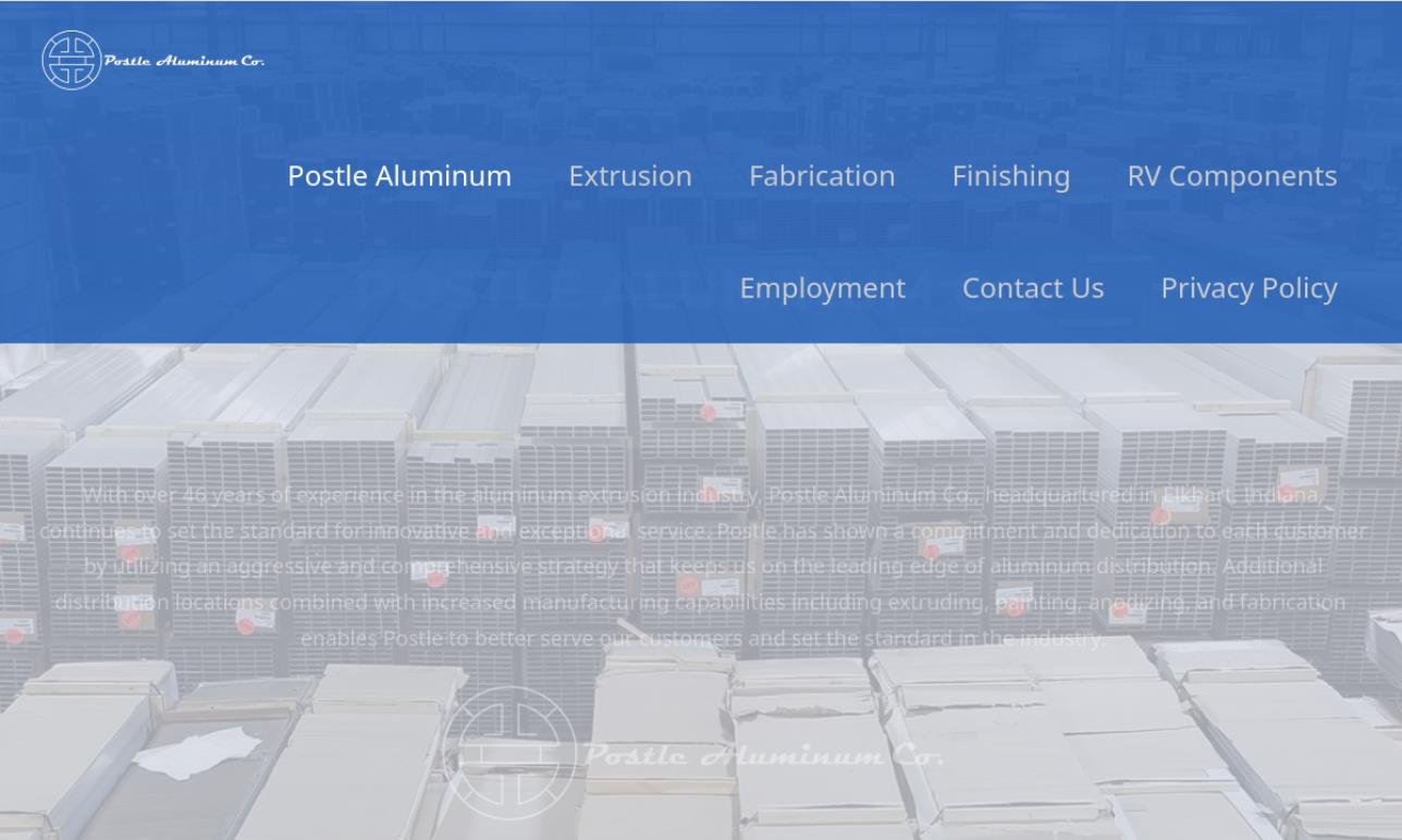 Postle Distributors Inc. Aluminum Extrusions